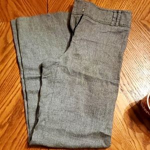 Wide straight leg dress pant